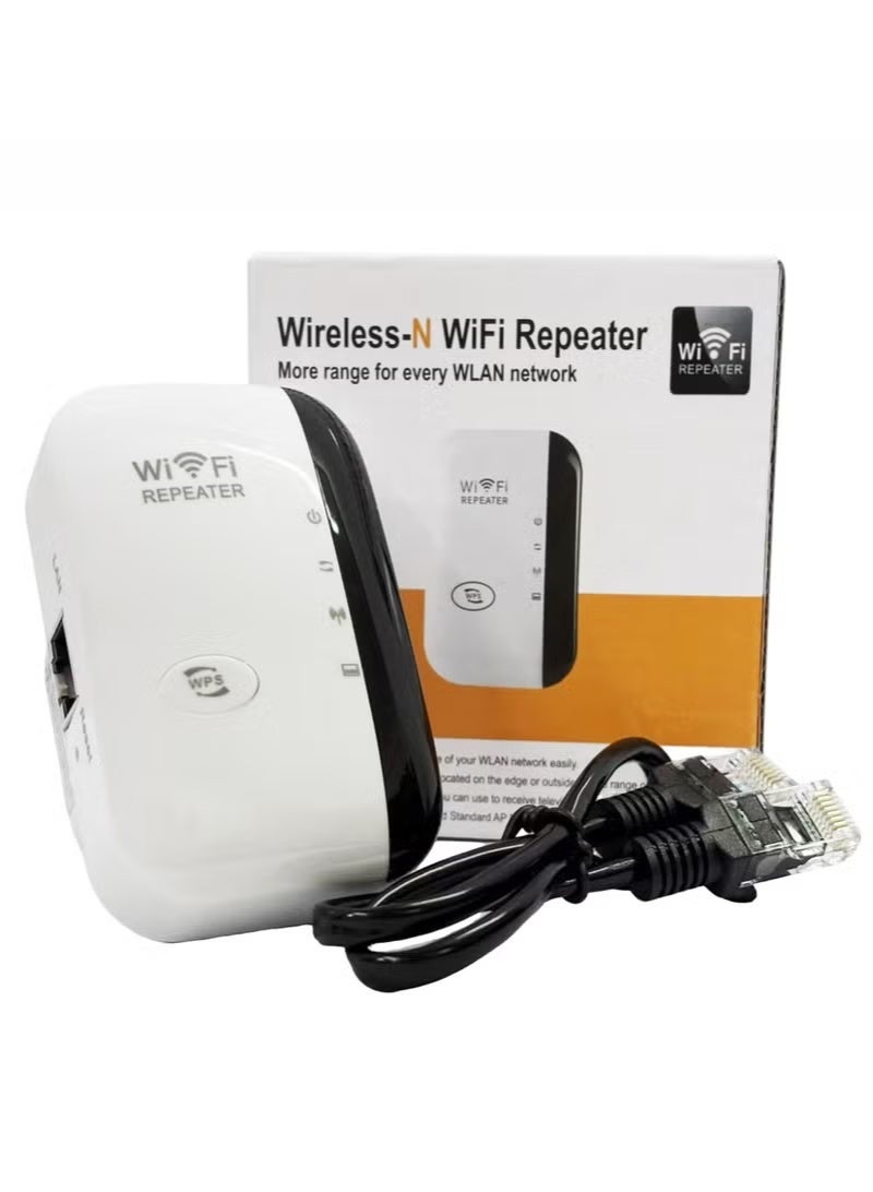 حياة الكثبان موسع نطاق واي فاي 300 ميجابت في الثانية - معزز إشارة لاسلكية مع اختراق الجدار، يغطي مساحة تصل إلى 5000 قدم مربع، سهل الإعداد، أبيض - Image 4